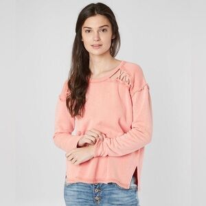 White Crow Everly Terry Lined Pullover Sweatshirt Size XL